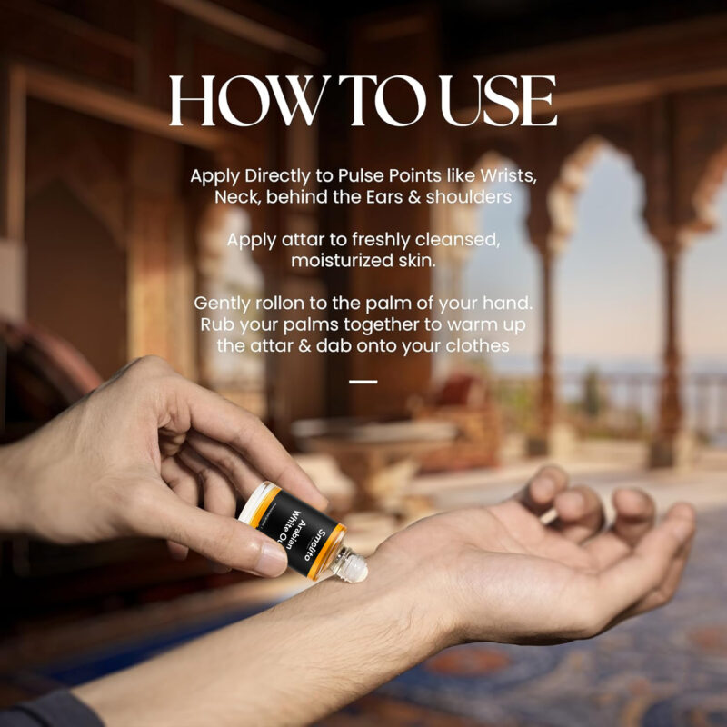 Arabian White Oud Attar How to use Arabian White Oud Attar How to use