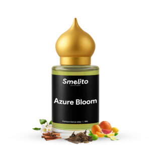 Azure Bloom Attar 6 ML Long Lasting Perfume Oil Bottle