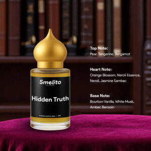 Smelito Hidden Truth attar fragrance notes pear jasmine vanilla Smelito Hidden Truth attar fragrance notes pear jasmine vanilla