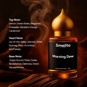 Smelito Morning Dew attar fragrance notes citrus floral woody Smelito Morning Dew attar fragrance notes citrus floral woody