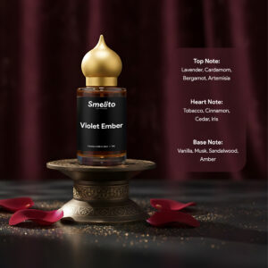 Smelito Violet Ember attar fragrance notes lavender tobacco vanilla Smelito Violet Ember attar fragrance notes lavender tobacco vanilla