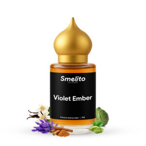 Smelito Violet Ember premium roll on attar 6ml Violet Ember attar premium roll on 6ml
