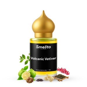 Smelito Volcanic Vetiver premium roll on attar 6ml Smelito Volcanic Vetiver attar premium roll on 6ml