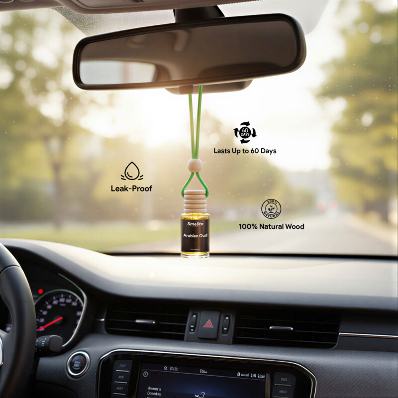 Arabian Oud Car Perfume 6 ML Rear View Mirror Hanging Arabian Oud Car Perfume 6 ML Rear View Mirror Hanging