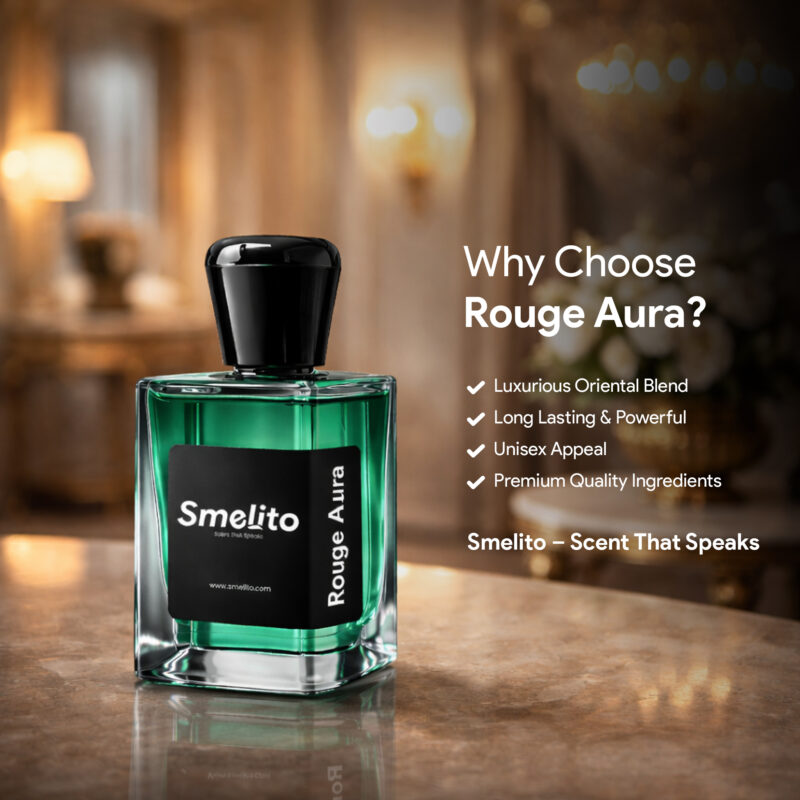 Rouge Aura Perfume by Smelito for evening wear and special occasions Rouge Aura Perfume by Smelito for evening wear and special occasions