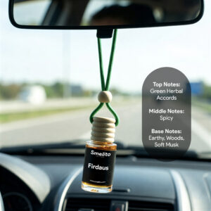 Smelito Firdaus Car Perfume hanging inside car Smelito Firdaus Car Perfume hanging inside car