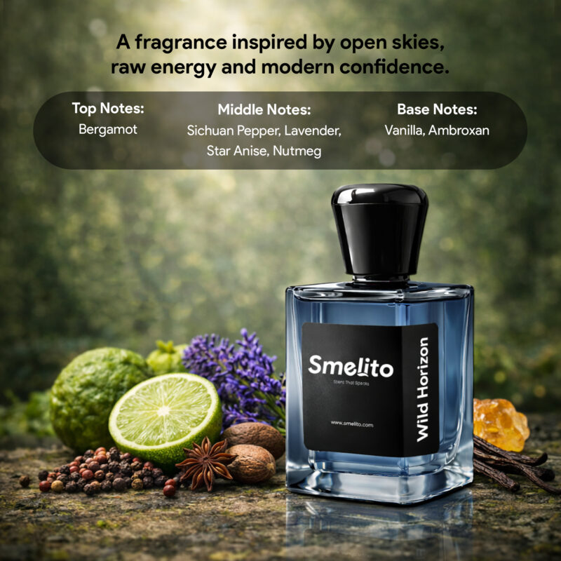 Wild Horizon men’s perfume with bergamot and spicy notes Wild Horizon men’s perfume with bergamot and spicy notes
