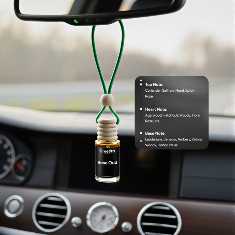 rose oud car perfume fragrance notes display image rose oud car perfume fragrance notes display image